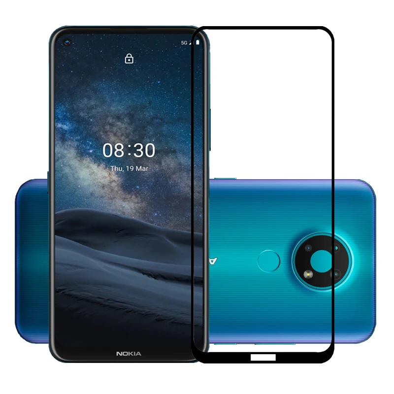 

75 Pcs/Lot 2.5D Premium Tempered Glass for Nokia 3.4 Full Cover Screen Protector Protective Film for Nokia 3.4