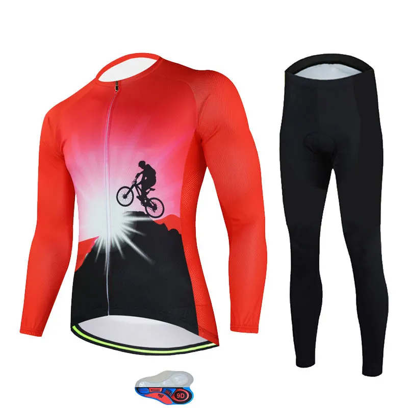 Комплект одежды для велоспорта Moxilyn Pro с длинным рукавом высококачественные