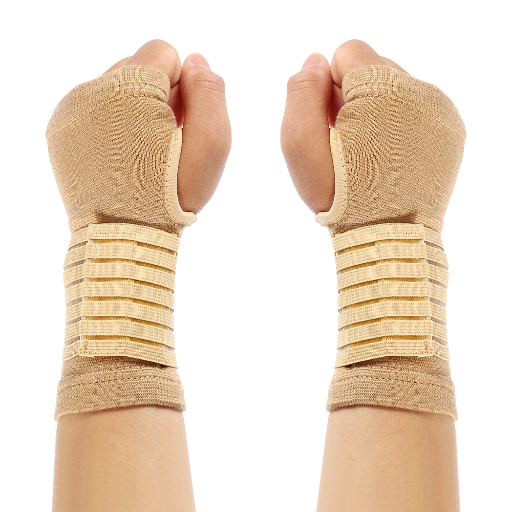 

2pcs/1 Pair Elasticity Wrist Bandage Support Sportswear Arthritis Band Belt Outdoor Carpal Tunnel Hand Brace Accessories
