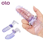 Вибратор OLO для пальцев, мощный Стимулятор клитора на руку, точка G, оргазм, игрушки для пар верности, товары для взрослых, секс-игрушки