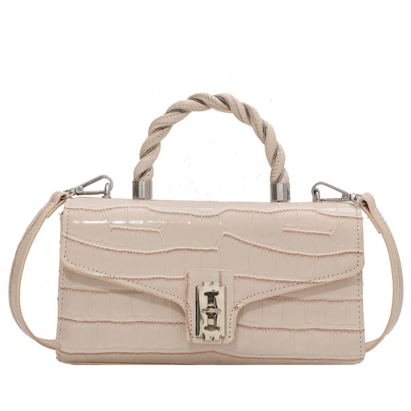 

Luxury Women Crocodile Pattern Handbags 2021 Summer New Fashion Texture Shoulder Bag High Quality PU Leather Lady Messenger Bags