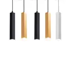 Акриловый подвесной светодиодный светильник с регулируемой яркостью, длинная трубка для кухни, столовой Lsland, осветительные приборы, квадратные трубки для украшения дома, 10 Вт