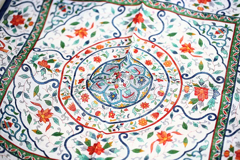 48*48 см роскошный носовой платок в японском стиле женские хлопковые косынки