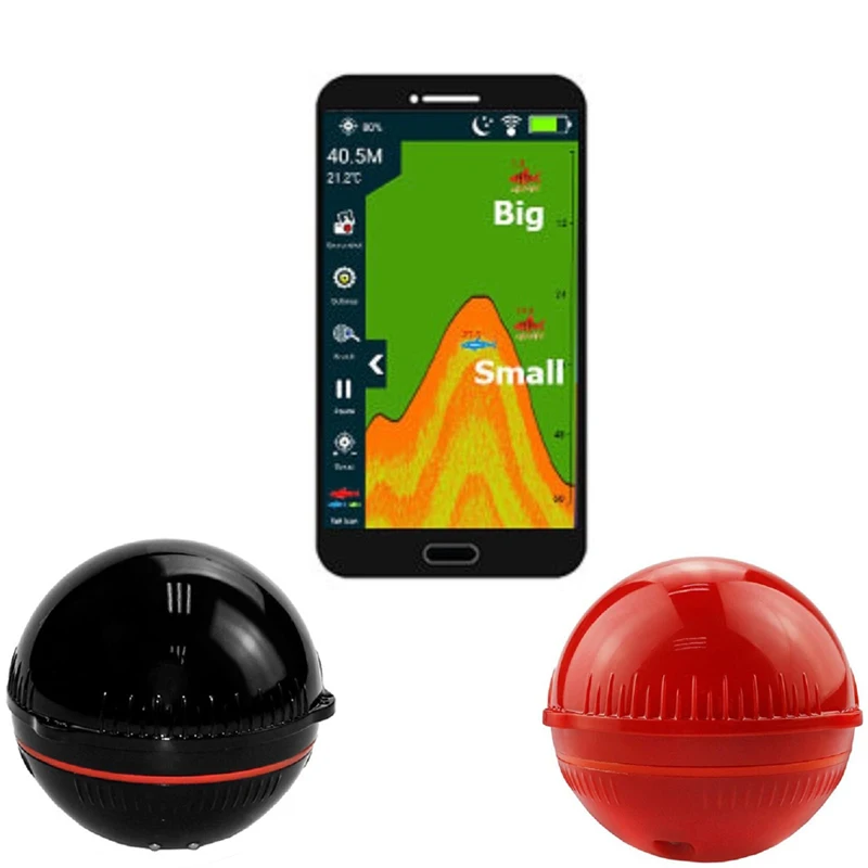 

Brand New Smart Wireless Phone Sonar Sensor Bluetooth Intelligent Fish Finder Android & Ios Fish Visual Fishing Free Shipping
