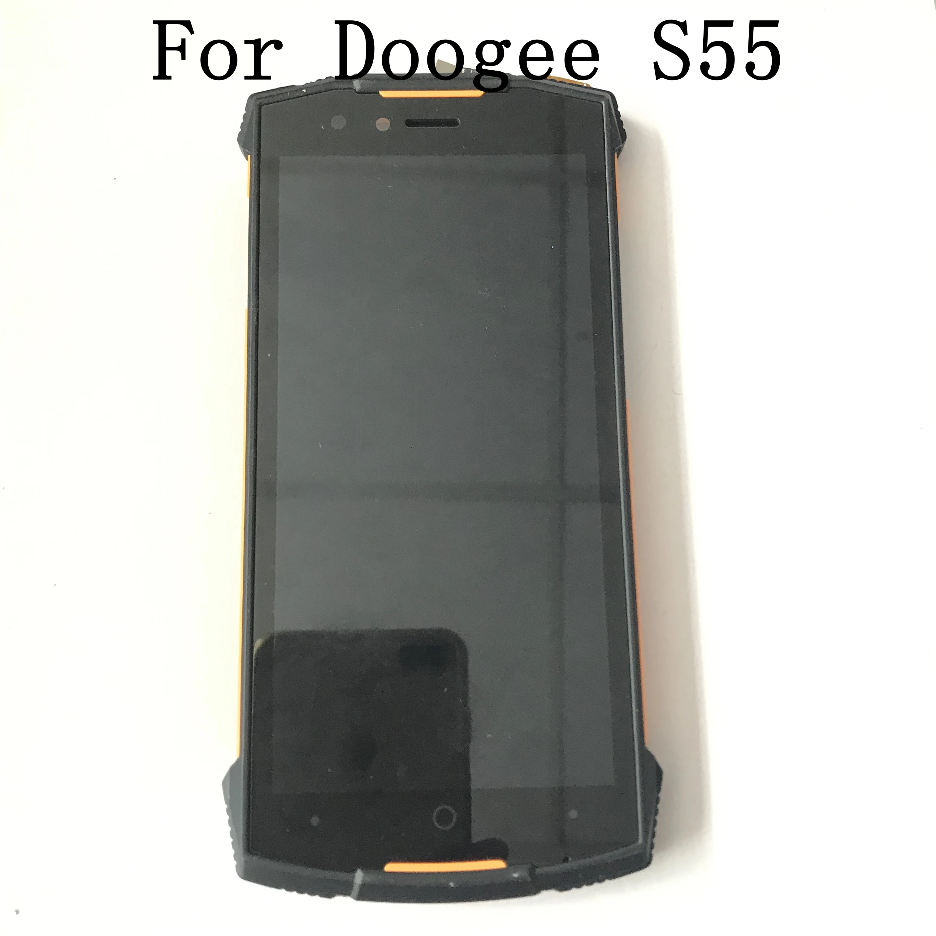 Doogee S55 используется ЖК-дисплей экран + сенсорный рамка кнопка включения
