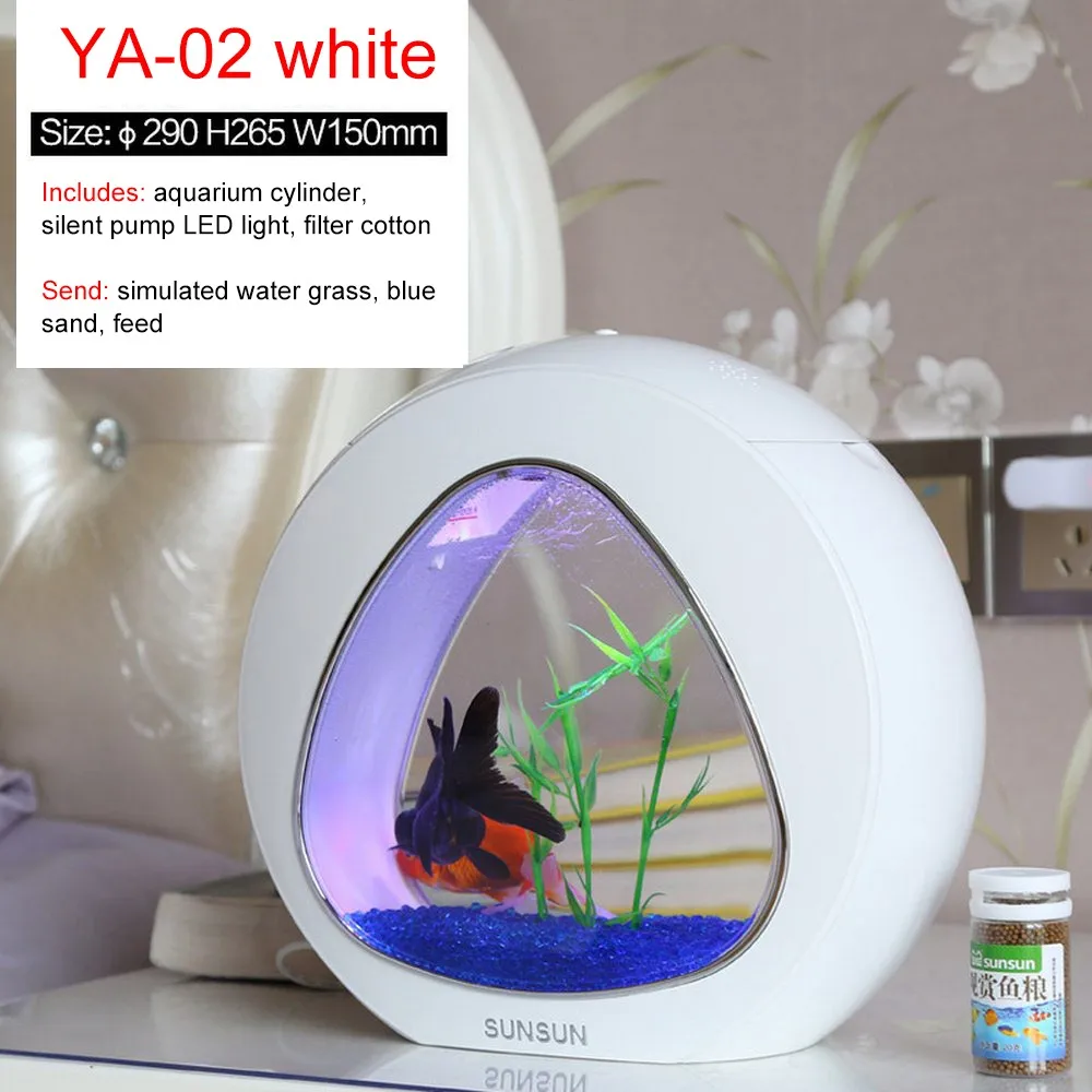 6L 110 220V экологии садок для рыбы аквариума с регулируемой яркостью и Новый стиль YA