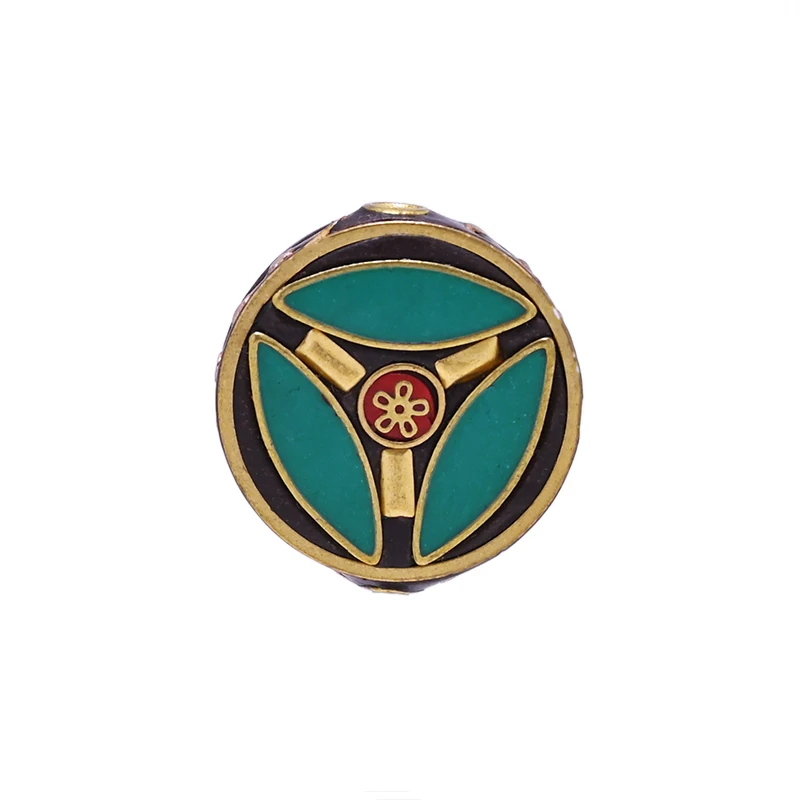 Женский креативный большой круглый кулон в виде глаза Будды подвеска из латуни