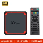 X96MINI Plus Amlogic S905W4 Android 9,0 Smart TV Box X96 Мини Quad Core 2,4G5G Wi-Fi 4 к Декодер каналов кабельного телевидения компьютерной приставки к телевизору Google Voice Media Player