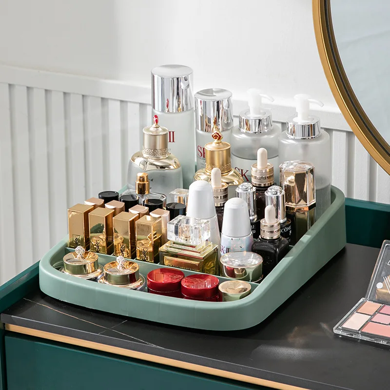 CNCF Store-caja de almacenamiento de cosm&eacute;ticos, organizador de escritorio, joyer&iacute;a, esmalte de u&ntilde;as, maquillaje, contenedor de cajones-1