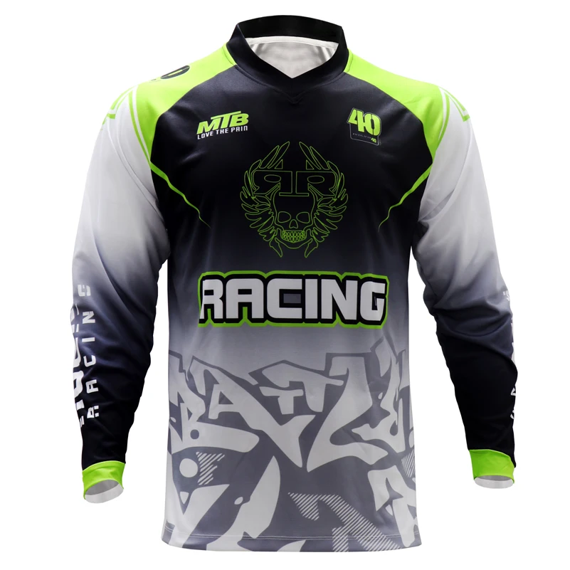 

Motocross MTB Jersey Downhil Mountainbike DH Shirt MX Motorfiets Kleding Ropa Voor Mannen Quick Dry MTB T shirt