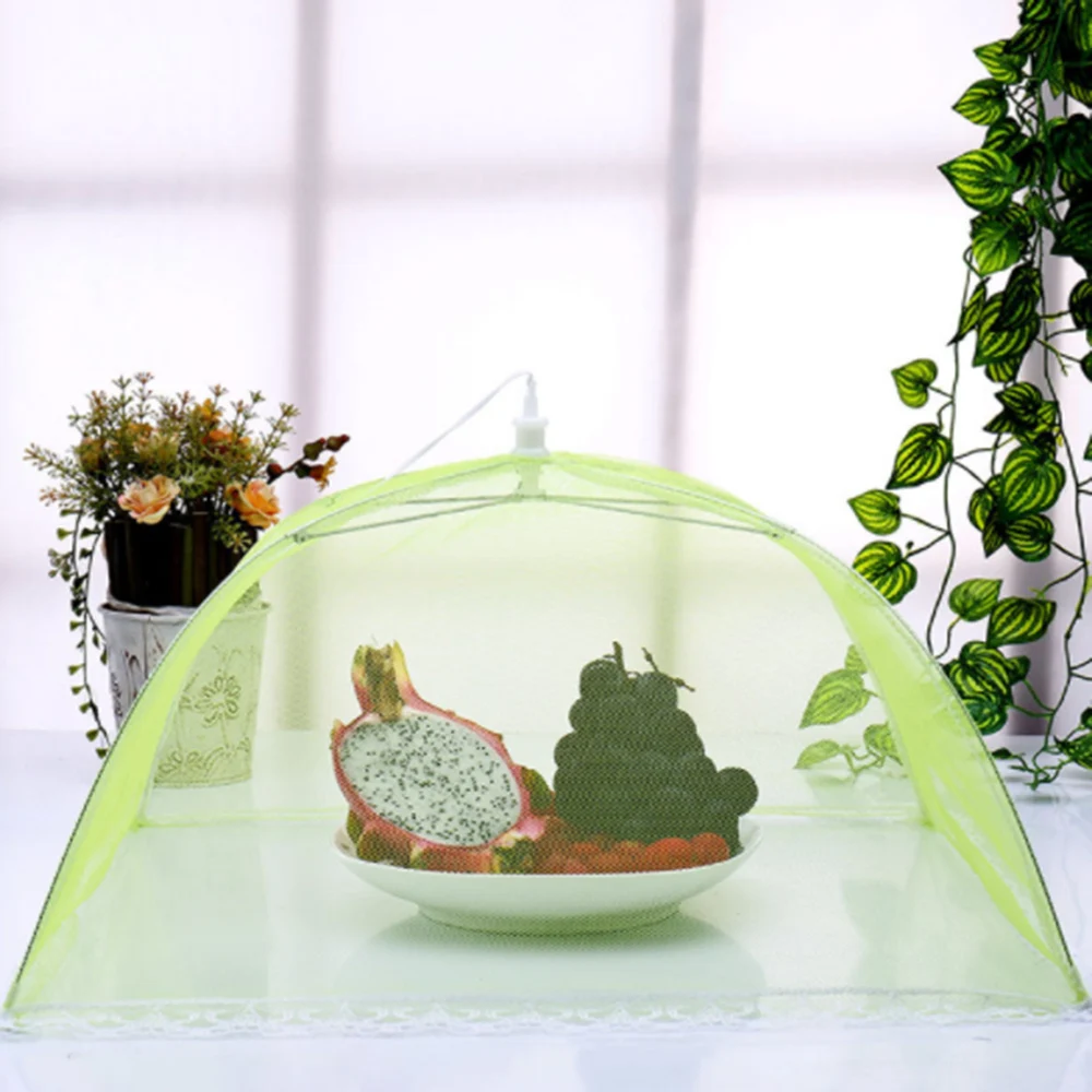 Сетчатая Защитная крышка для еды купольная сетка пикника кухни складное