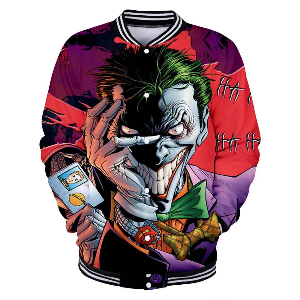 

HAHA Joker Funny 3D Jacket Coat Halloween Crazy Smile Long Sleeve Sweatshirt Fashion Streetwear Hoodies Cool Unisex Sportwear