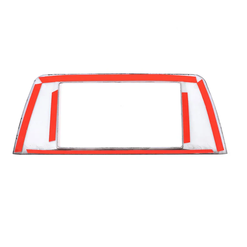 

Black Wood Grain Colour ABS Center Navigation Panel Frame Cover Trim Sticker For BMW X1 F48 2016 -2019 Car Accessories