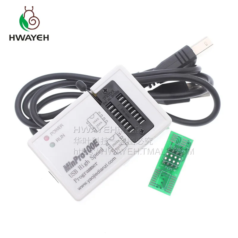 Программатор HWAYEH MinPro100E BIOS флеш-память SPI 24/25/95 чтение и запись USB горелка памяти |