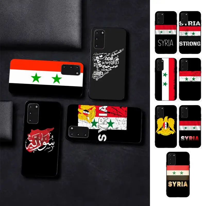 

Syria Flag Phone Case for Samsung S10 21 20 9 8 plus lite S20 UlTRA 7edge
