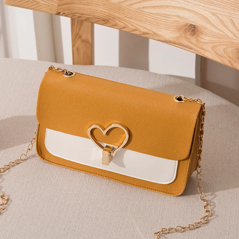 

womens hands chain women's 2021 new love small square fashion single shoulder messenger bag mobile phone zero wallet purses