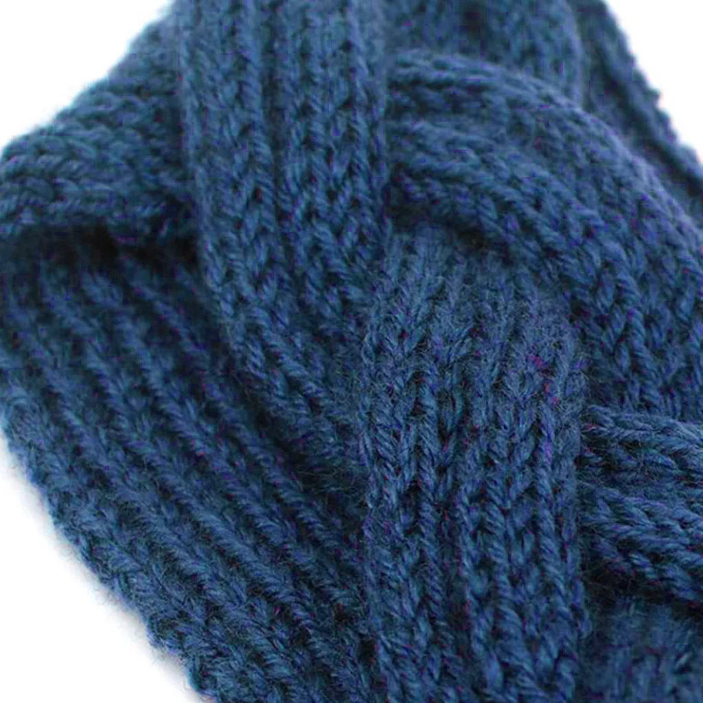 Ободки для женщин вязаные повязки волос детей девочек Зимняя Теплая повязка на