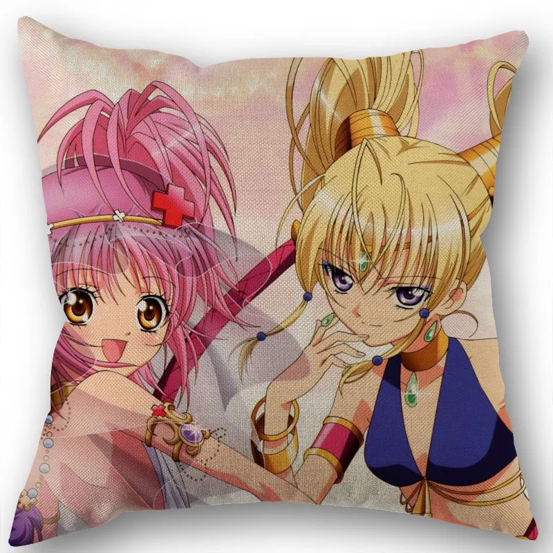 Shugo Chara искусственная хлопковая льняная ткань квадратная Наволочка на молнии для