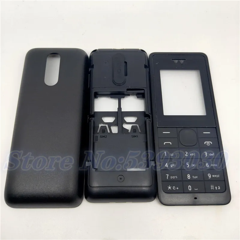 Новинка для Nokia 1060 1070 106 107 Передняя средняя рамка корпуса + задняя крышка