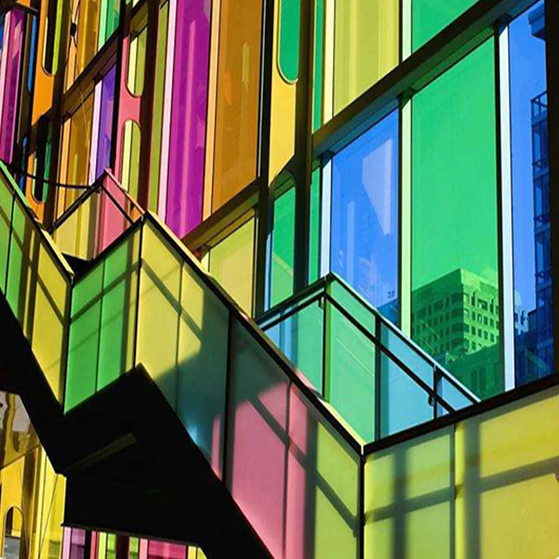 

10 Color Glass Stickers Anti-UV Sliding Door Building Home Decor Transparent Insulation DIY Vinyl Self-Adhesive Window Film