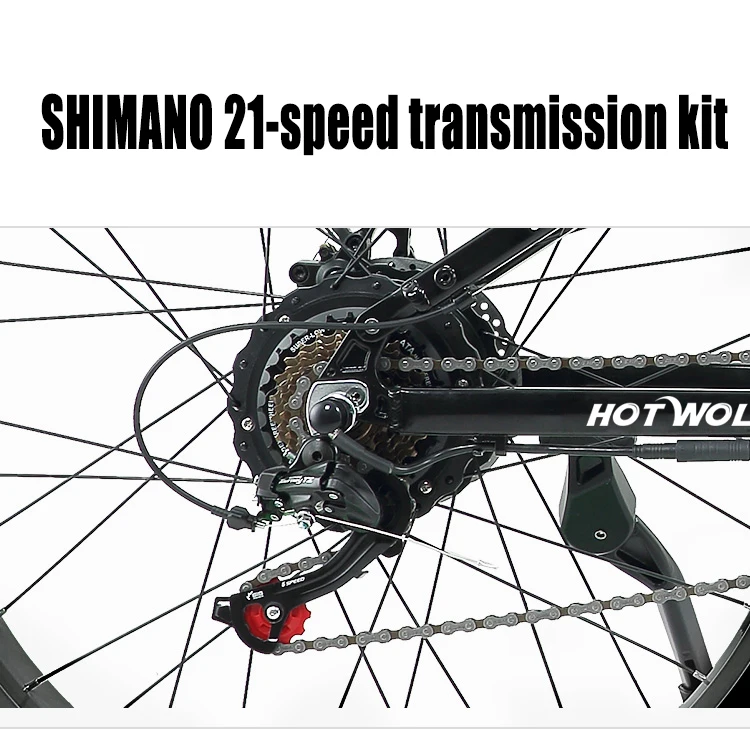 Складной электрический велосипед колеса 26 дюймов 21 скорость 48 в 10 Ач 1000 Вт