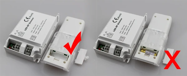 AC90-240V, светодиодный диммер, 220 В, 110 В, задний край, диммер, контроллер, беспроводной Радиочастотный пульт дистанционного управления, диммируемая Светодиодная лампа