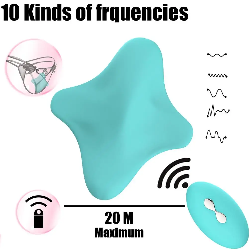 Invisible Dildo Vibrating Panty Vibrator 10 Kinds Storng Vibration Mode Sex Toys For Women Love Egg Wireless Remote Control | Красота и