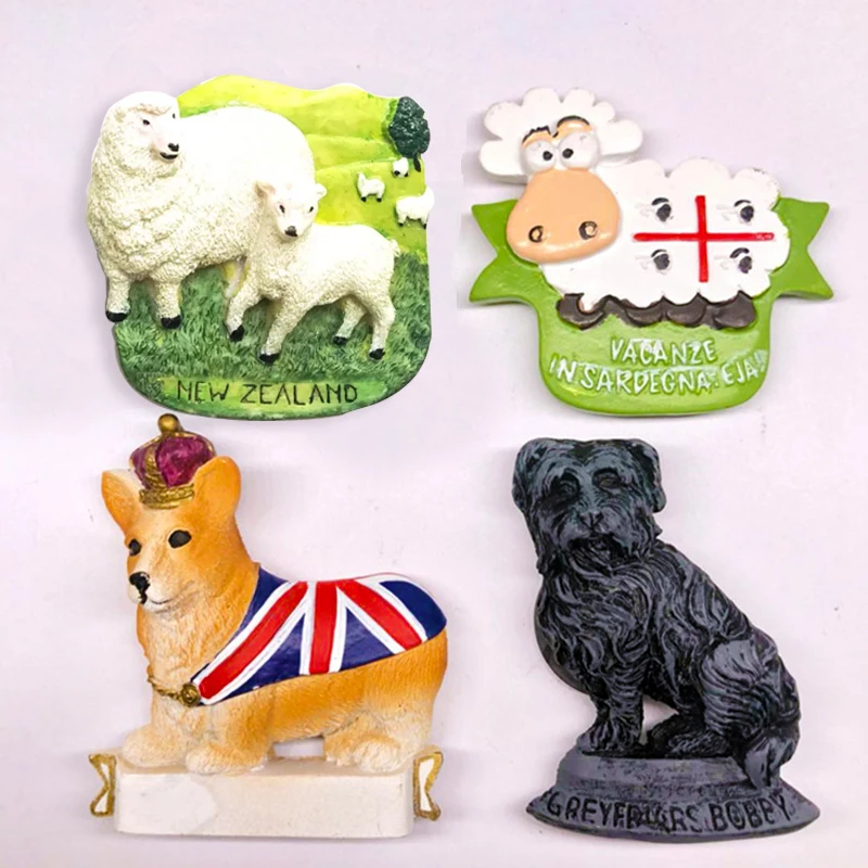 Британский туристический флаг солдатский сувенир 3D наклейка на холодильник из