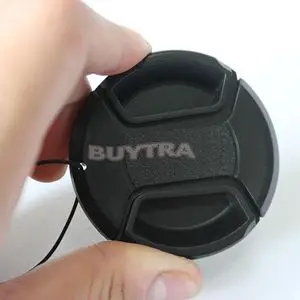 

1PC Universal Snap-On Front Lens Protection Protect Cover With Anti-lost Rope For Sony Canon Nikon 55mm SLR Camera Lens Cap