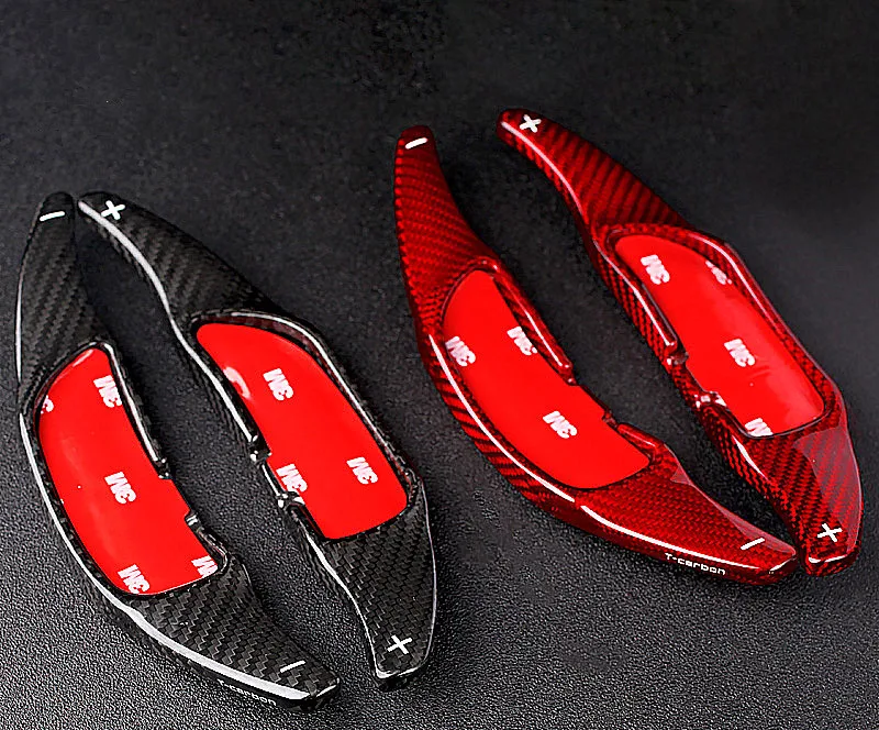 Рычаг переключения рулевого колеса из углеродного волокна для AMG A45 CLA45 C63 GLA45 GLS63