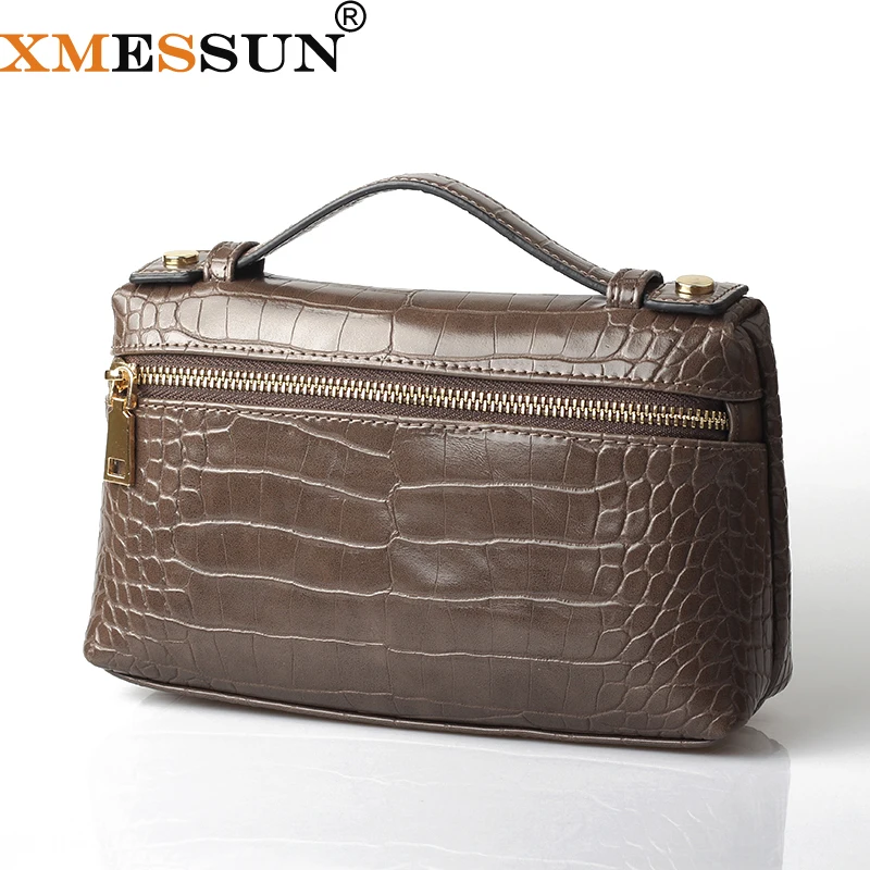 XMESSUN Новая модная сумка из тисненой крокодиловой кожи большая сумка-клатч из коровьей кожи дизайнерская сумка-кошелек трендовая сумка Moca