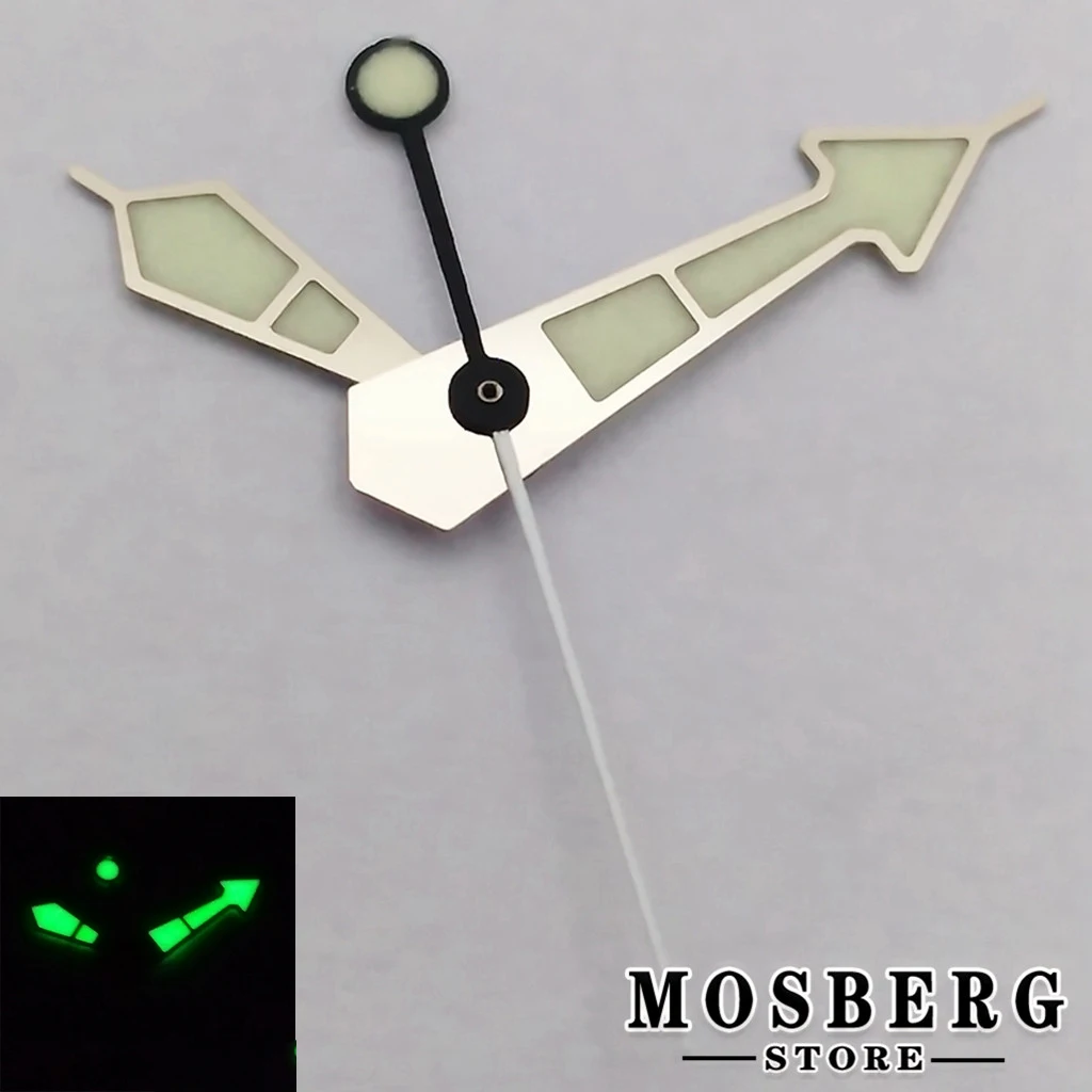 

Texture Green Luminous Watches Accessories Pointer Watch Hands Fit NH35 NH36 4R35 4R36 7S26 Automatic Movement