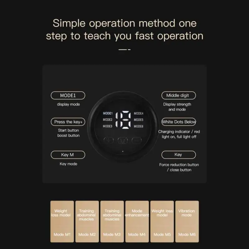 

New Leather Silicone EMS Vibration Fitness Massager Abdominal Muscle Trainer Stimulator Fitness Gym Belt Body Building Equipment