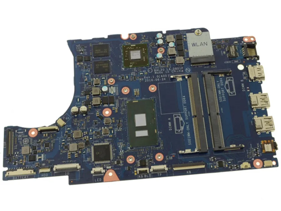 Материнская плата для ноутбука DELL Inspiron 15 5567 5767 металлический процессор + R7 M440/M445