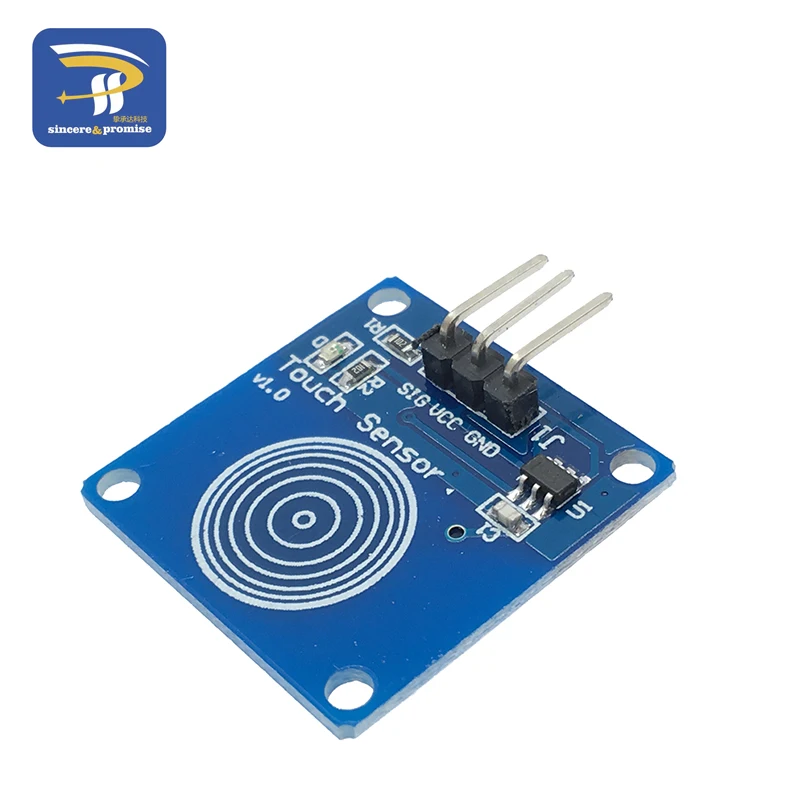 TTP223B TTP223/TTP224/TTP226/TTP229 пробежки цифровой сенсорный выключатель Сенсор цифровой 1/4/8/16 системы безопасности-канальный сенсорный ключ емкостный сенсорный модуль TTP223B - Цвет: TTP223B