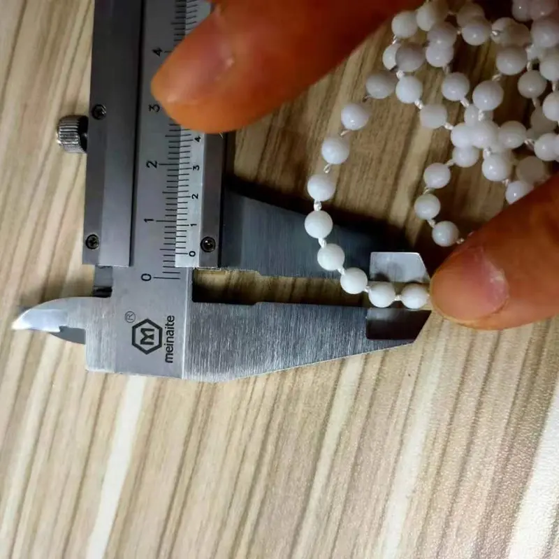 Шнур для цепи с бусинами 5 м роллов и римских штор ремонта белой пластиковой шнур