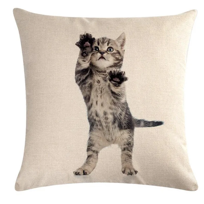 Пасторальная маленькая свежая чернильная Цветочная серия льняная подушка для