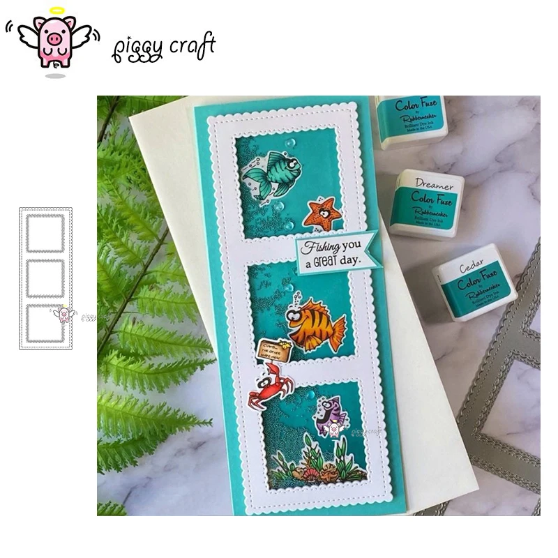 Металлическая пресс форма для скрапбукинга свинья рукоделия &quot цвет в