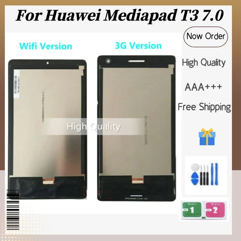 Оригинальный 7-дюймовый сенсорный ЖК-дисплей для Huawei Mediapad T3 7 0 дюйма | Компьютеры и