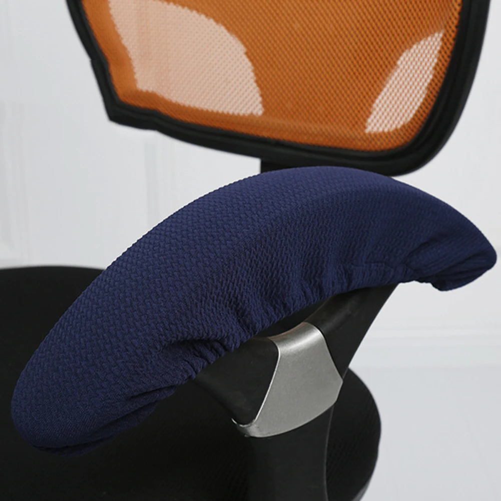 

Solid Color Elastic Armrest Cover for Office Computer Chair Cover Spandex Stripe Arm Rest Cover Armrest Computer Chair Cover