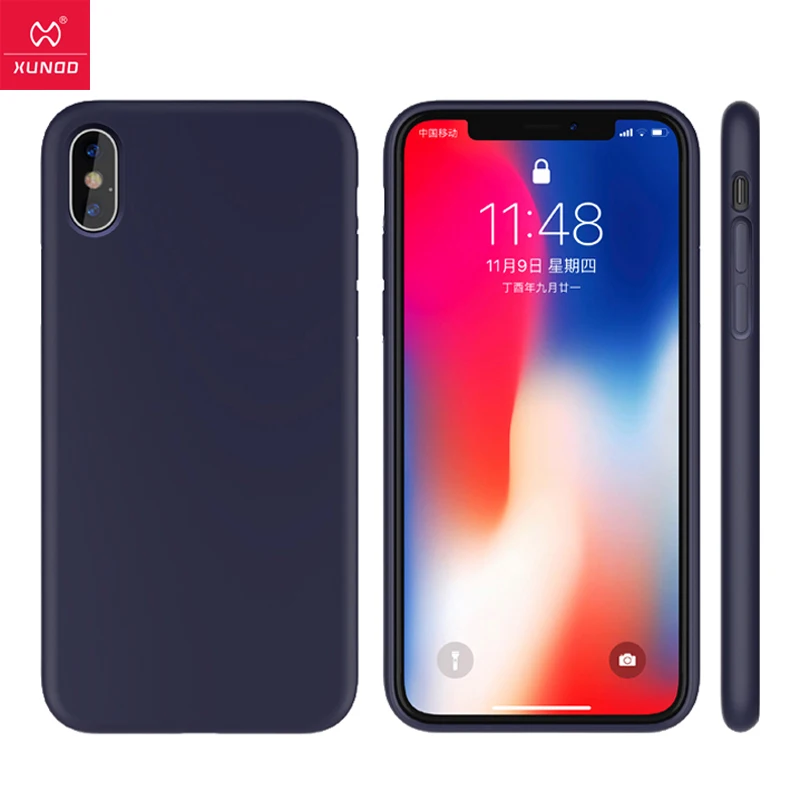 Для iPhone XR чехол Xundd жидкий силиконовый противоударный защитный чехол для iPhone X чехол для iPhone XS Max чехол Funda