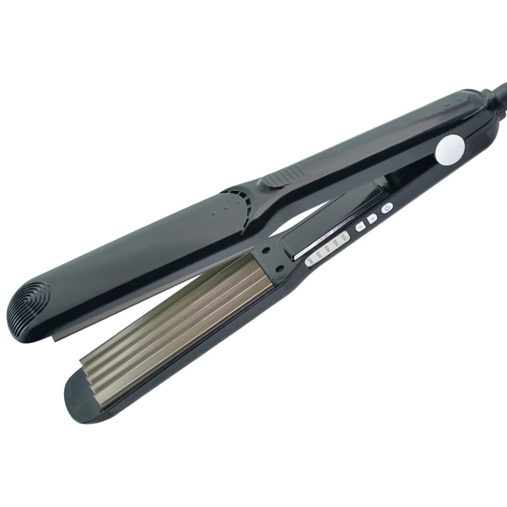 Щипцы для завивки волос профессиональные гофрированные щипцы из титана с