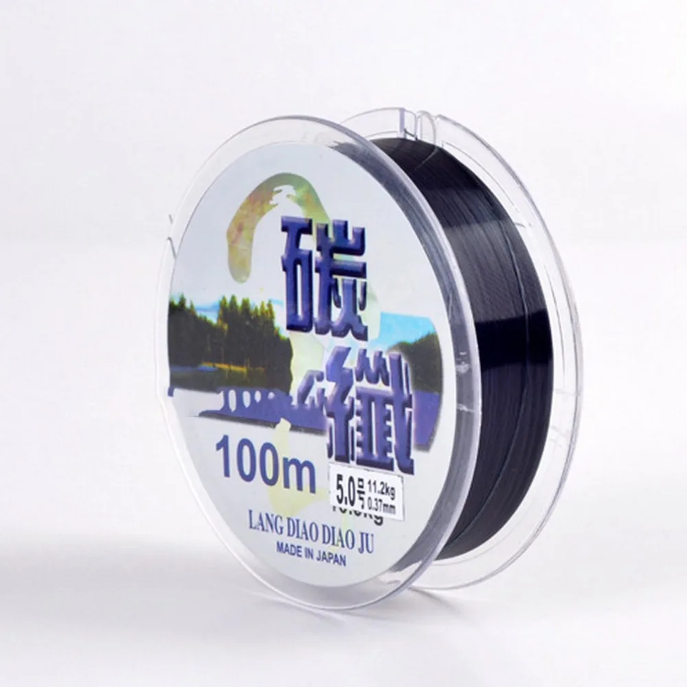 Рыболовная леска их Фторуглерода 100 м углеродное волокно лидер Fly Line с быстрым