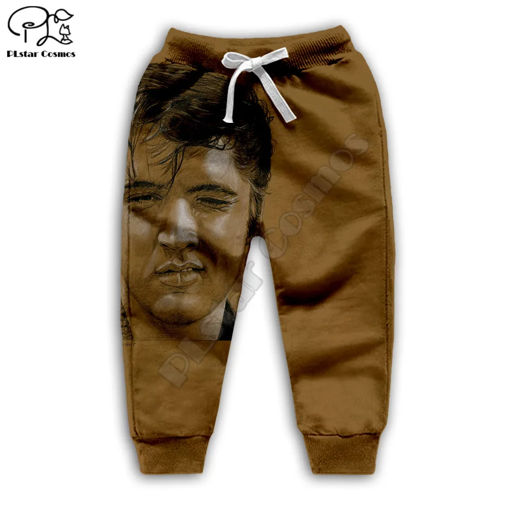

Elvis Presley 3d Hoodies Children zipper coat Long Sleeve Pullover Cartoon Sweatshirt Tracksuit Hooded/pants/family t shirts
