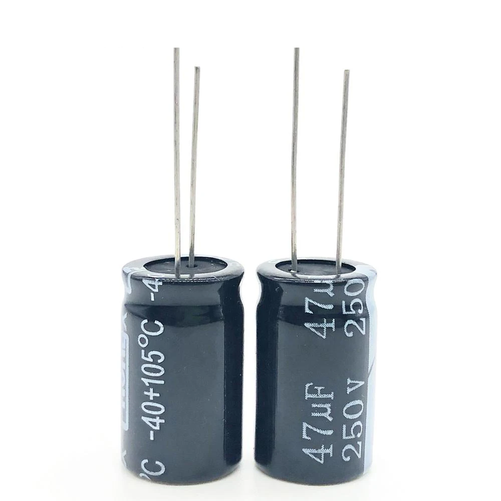 

5pcs/lot S82 250v 47UF aluminum electrolytic capacitor size 13*20 47UF 20%
