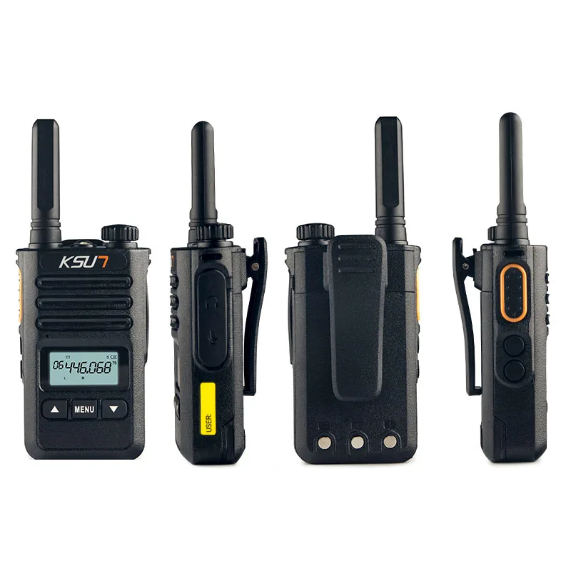 KSUN Mini Walkie Talkie Professional Handheld Two Way Ham Radio Hf Transceiver Uhf Communicator Station X30-XKB Talkie-Walkie enlarge