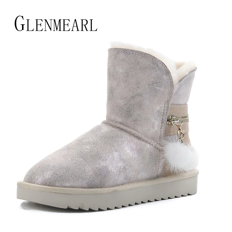 Женские зимние ботинки зимняя обувь из натуральной кожи с мехом и шерстью
