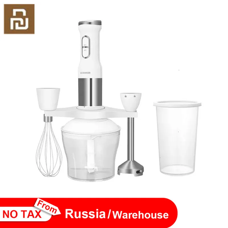 Новинка 2019 ручной блендер YOUPIN QCOOKER CD HB01 электрический кухонный портативный