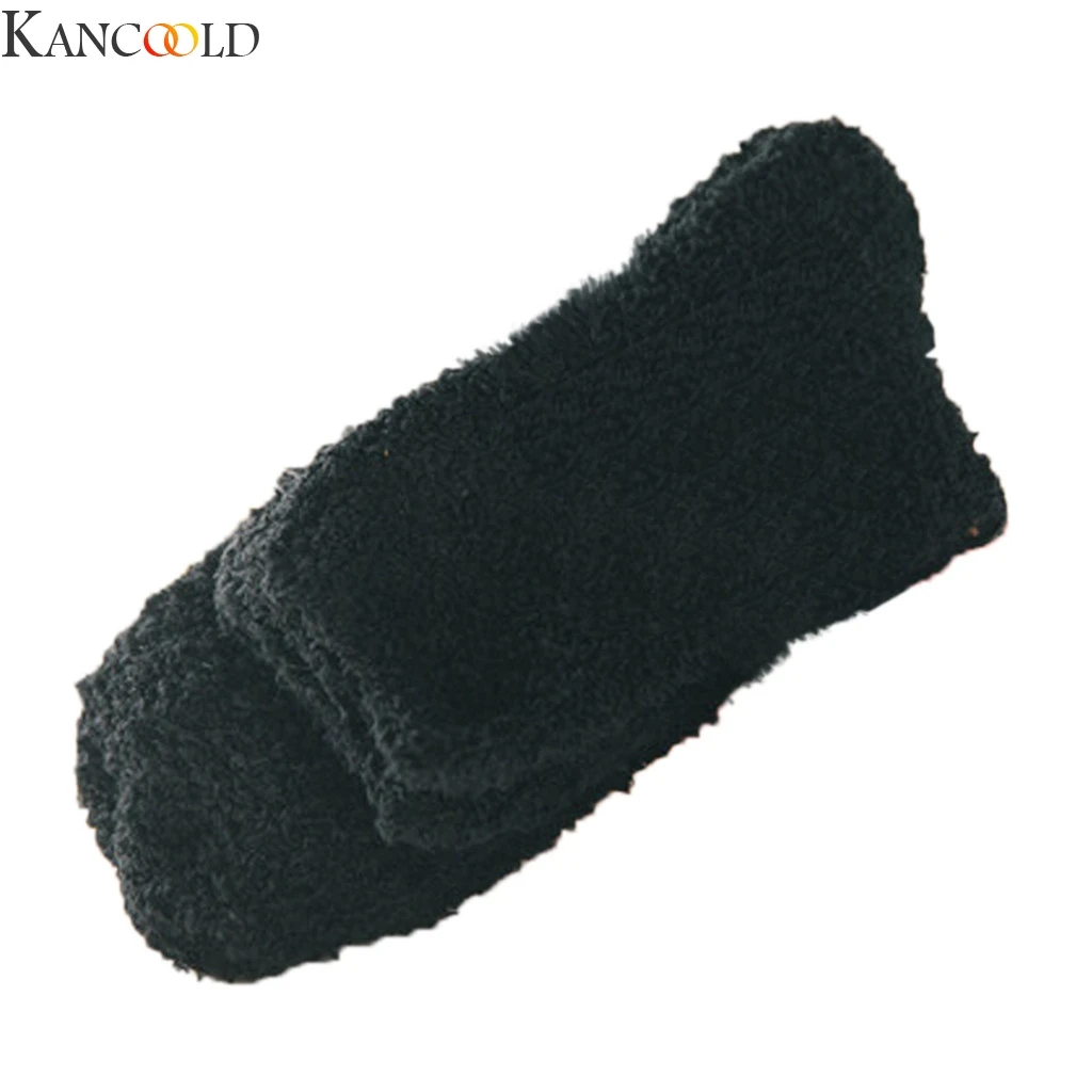 KANCOOLD домашние мягкие одноцветные носки для мальчиков пушистые теплые зимние