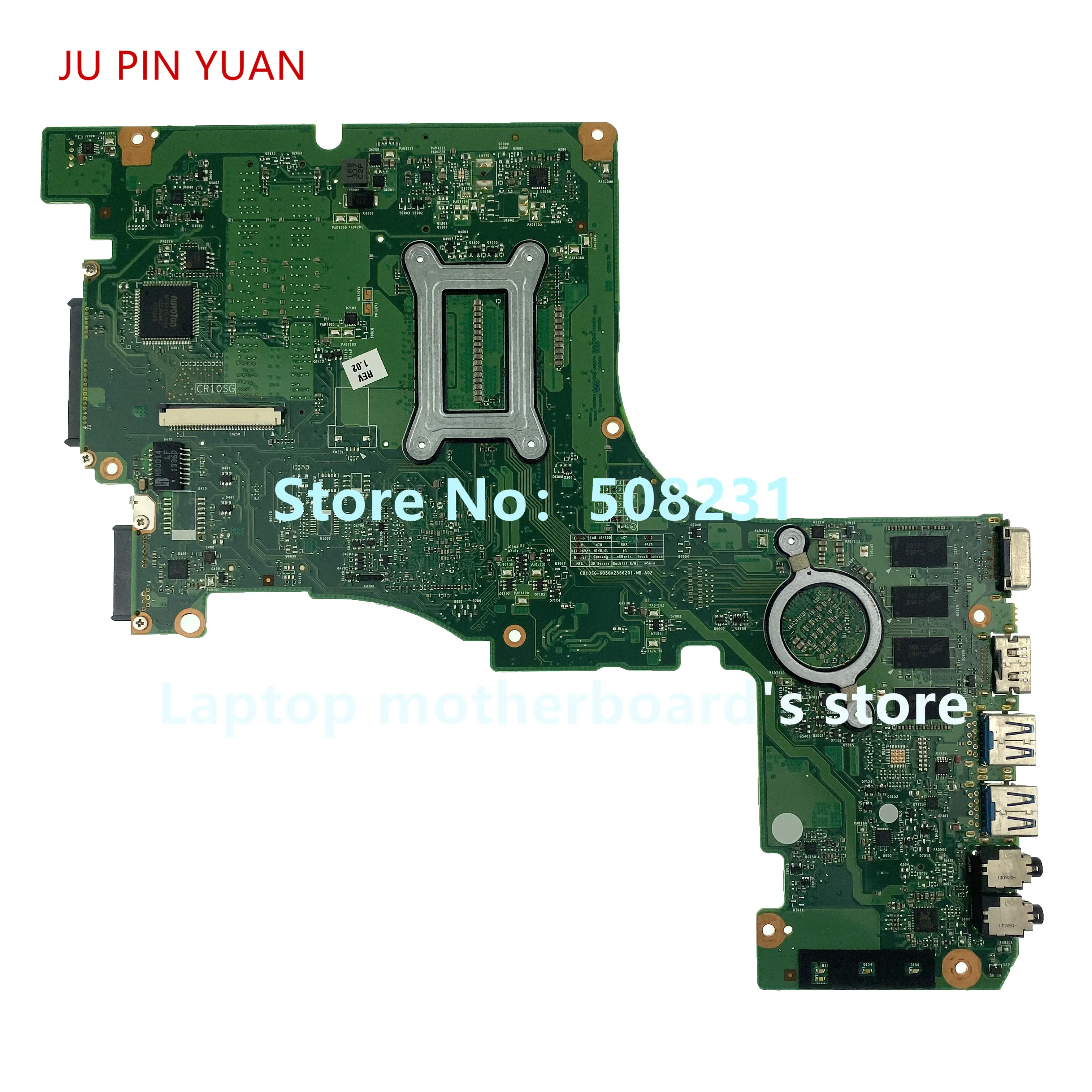 JU PIN YUAN   Toshiba C50 L50 L55 L50-A V000318120 SR10SG-6050A2556201-MB-A02 100%,